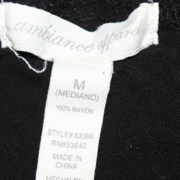 Black Cardigan Size Medium by Ambiance Apparel - Picture 2 of 6